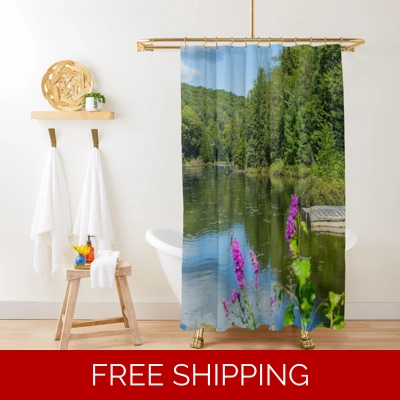 Le Studio Shower Curtain Lake Perry 2020 Le Studio Shower Curtain Lake Perry 2020